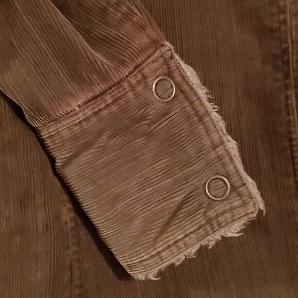 American Eagle Brown Corduroy Jacket S - Picture 7 of 9